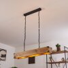 OLOMOUC Pendant Light Light wood, black, 4-light sources