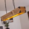 OLOMOUC Pendant Light Light wood, black, 4-light sources