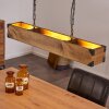 OLOMOUC Pendant Light Light wood, black, 4-light sources