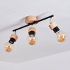 Harran Ceiling Light chrome, Ecru, black, 3-light sources