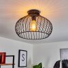 Rogsvolden Ceiling Light black, 1-light source