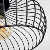 Rogsvolden Ceiling Light black, 1-light source