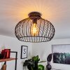 Rogsvolden Ceiling Light black, 1-light source