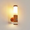 Tenvik Outdoor Wall Light LED brown, Wood like finish, 2-light sources, Motion sensor