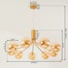 Alden Pendant Light brass, 9-light sources