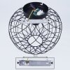 Nordslesvig Ceiling Light black, 1-light source