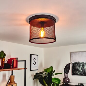 Nelvik Ceiling Light black, 1-light source