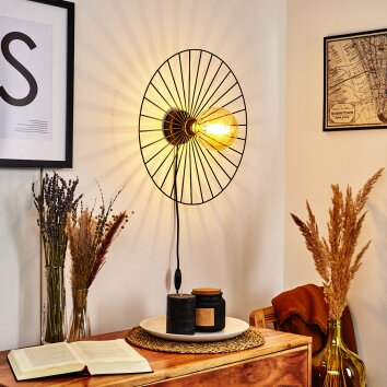 Rossedalen Wall Light black, 1-light source