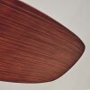 Follseland ceiling fan brown, Wood like finish, black, Remote control