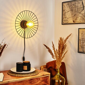 Rossedalen Wall Light black, 1-light source