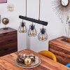 Gondo Pendant Light black, 3-light sources