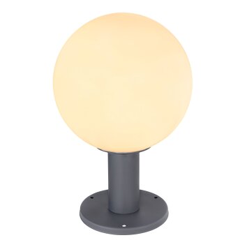 Globo OSSY pedestal light anthracite, 1-light source