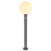 Globo OSSY path light anthracite, 1-light source, Motion sensor