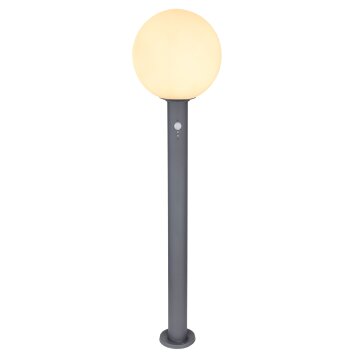 Globo OSSY path light anthracite, 1-light source, Motion sensor