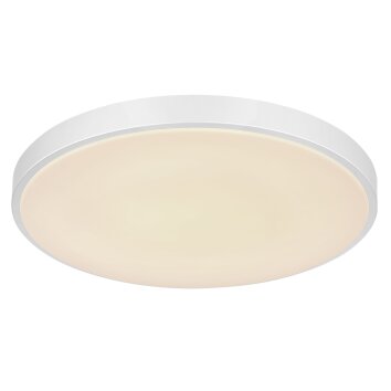 Globo SONNY Ceiling Light LED silver, white, 1-light source, Remote control