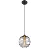 Globo EUSEBIUS Pendant Light black, 1-light source