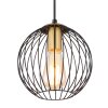 Globo EUSEBIUS Pendant Light black, 1-light source
