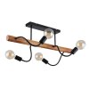 Globo JULIANE Ceiling Light Dark wood, black, 4-light sources