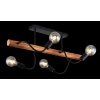 Globo JULIANE Ceiling Light Dark wood, black, 4-light sources
