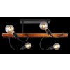 Globo JULIANE Ceiling Light Dark wood, black, 4-light sources