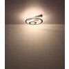 Globo MARGY Ceiling Light LED gold, grey, 1-light source, Remote control