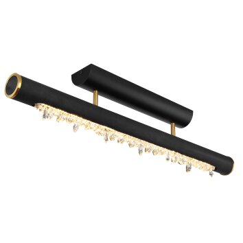 Globo FELICITAS Ceiling Light LED black, 1-light source