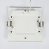 Finsrud recessed light LED white, 1-light source