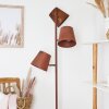 Lungre Floor Lamp rust-coloured, 3-light sources