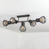 Pila Ceiling Light black, 5-light sources