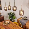 Verbania Pendant Light brass, 4-light sources