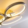 Fallo LED ceiling light chrome, 1-light source