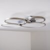 Fallo LED ceiling light chrome, 1-light source