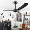Virrik ceiling fan black, Remote control