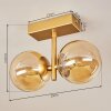 Alden Ceiling Light brass, 2-light sources