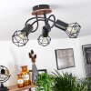 Borio Ceiling Light brown, black, 3-light sources