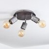 Tyldom Ceiling Light Oxidised Silver, 3-light sources
