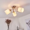 Antillo Ceiling Light matt nickel, 3-light sources