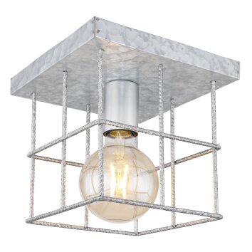 Globo MERRIL Ceiling Light galvanized, 1-light source