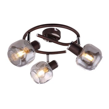 Globo KABU Spotlight copper, 3-light sources