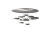 Artemide Mercury Ceiling Light LED chrome, 1-light source