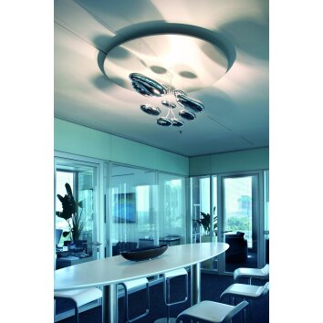 Artemide Mercury Ceiling Light LED chrome, 1-light source