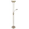 Globo LEONAS UpLighter LED antique brass, 1-light source