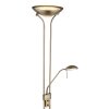 Globo LEONAS UpLighter LED antique brass, 1-light source