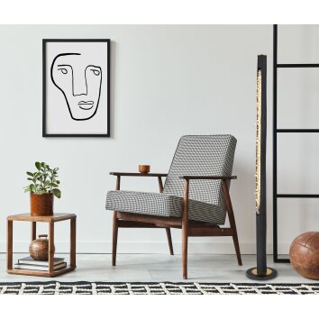 Globo FELICITAS Floor Lamp LED black, 1-light source