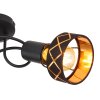 Globo BLANCA Ceiling Light black, 3-light sources