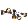 Globo BLANCA Ceiling Light black, 5-light sources