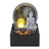 Globo FONTANA indoor fountain LED anthracite, grey, 4-light sources