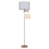 Globo LENNI Floor Lamp brown, rust-coloured, 2-light sources