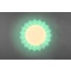Reality Sunflower Ceiling Light LED white, 2-light sources, Remote control, Colour changer
