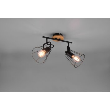 Reality Jaipur Ceiling Light black, 2-light sources